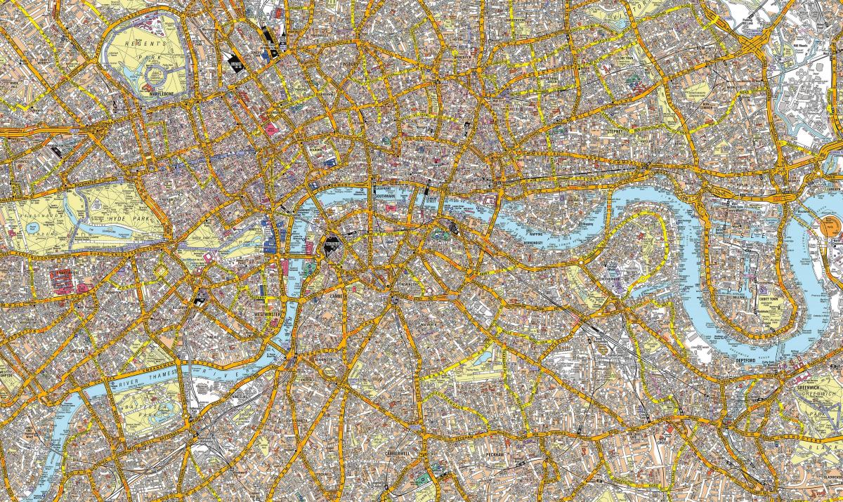 plattegrond van Londen