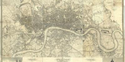 Kaart van het victoriaanse Londen
