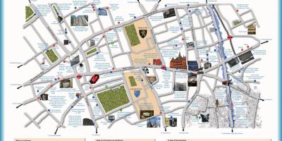 Kaart van Holborn Londen