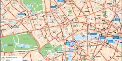 Londen, verenigd koninkrijk kaart bekijken