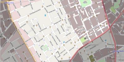 Kaart van Soho in Londen